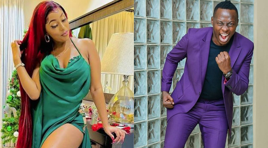 Oga Obinna and Amber Ray